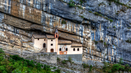 Church in cliffs - cliffs, monestary, church, remote