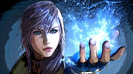 Lightning ( The Comic ) - photoshop, lightning, bonouchiha, final fantasy, final fantasy 13