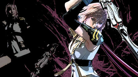 Lightning ( The Comic ) - photoshop, lightning, bonouchiha, final fantasy, final fantasy 13