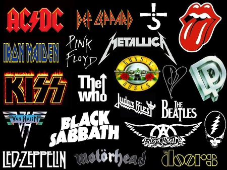 Band Logos - logos, band, rock, n, roll