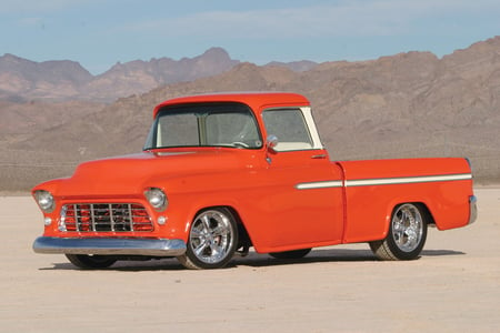 '55 Chevy Cameo - pickup, 55, cameo, chevrolet, truck, 1955, car, vintage, classic, custom, chevy, antique