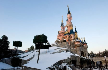 Disneyland, Paris - fairytale, children, castle, abstract