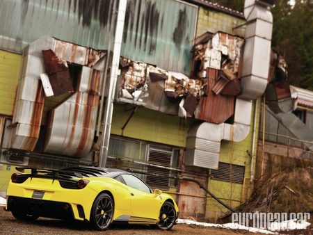 Vice Grip - yellow, black wheels, 458, ferrari