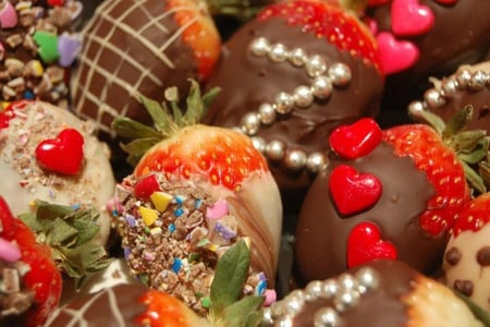 chocolate gift for my friend ''Talana'' - sweets, with, strawberry, love