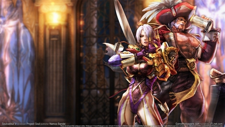 Soul Calibur V - pretty, anime, eye, stunning, pose, face, action, video game, fighter, soul calibur, soul calibur v, game, soul calibur 5, hot, girl, hair, fantasy, babe, 3d, sexy, breast