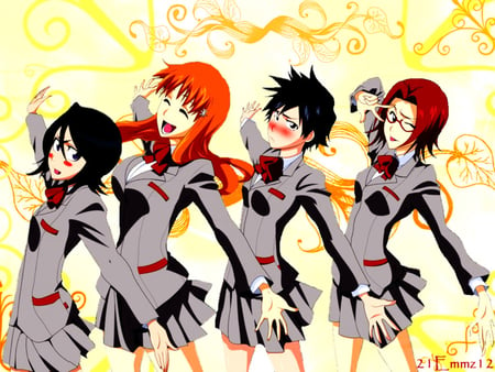 Bleach Girls - girls, anime, fighters, bleach