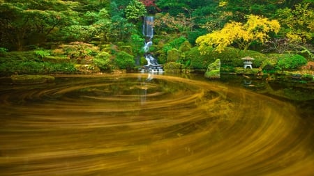 Japan nature - lake, japan, landscape, nature, paradise