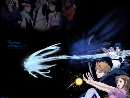 We fight togather my friends - ichigo, friends, anime, bleach