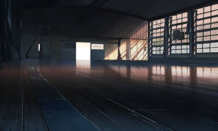 Realistic - school, gym, anime, wonderful, floor