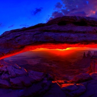 MESA ARCH at DUSK