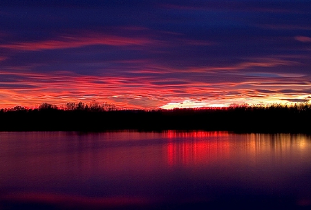 Sunset View - sunset, picture, beautiful, view