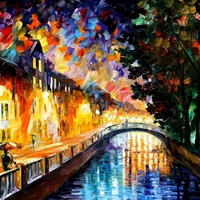 Leonid Afremov - Evening rain