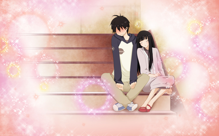 Sawako and Kazehaya - sawako, kimi ni todoke, cute, love, kazehaya