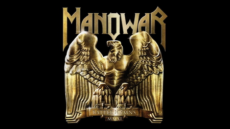 Manowar - Battle Hymns - heavy, metal, manowar, music, band, black, hymns, gold, logo, eagle, battle, rock