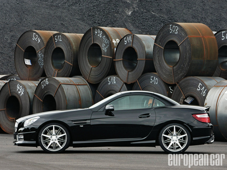 Escape Pod - black, mercedes, slk, conv