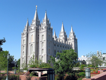 Salt lake city,Utah temple  - places, christian, travel, scenery