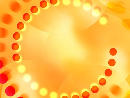 sunny feelings - dots, orange, background, yellow