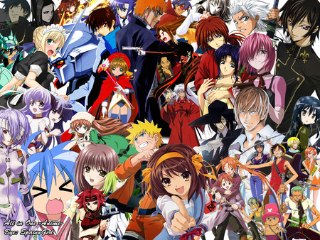 All In One  - one piece, naruto, daker than balck, bleach and many more, ate stay night, cardcaptor sakura