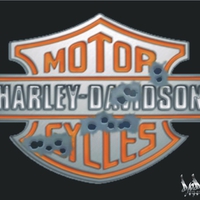 Harley-Davidson gun shot 