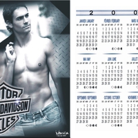 Harley-Davidson calendrier men sexy