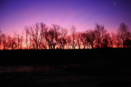 A Washita River Sunrise - pretty, nice, sunrise, lovely