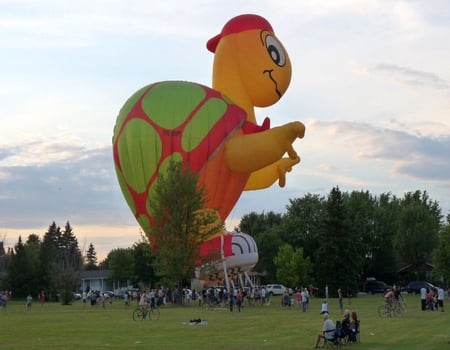 Hot Air Balloon - hot air, picture, balloon, funny