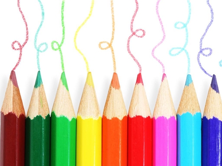 Colored pencils - nice, pencils, photography, colorful, lovely, fantasy, abstract, photo, cute