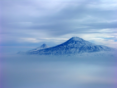 Blue horizons - nature, sky, landscape, mountain, earth