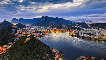 Rio - city, bay, rio, mountain