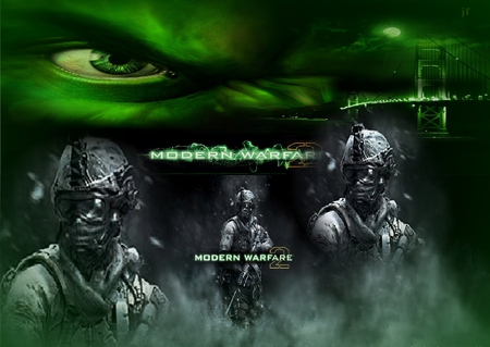 call of duty'modernwarfare 2 - call of duty, soldiers, alien, area