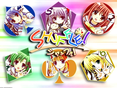 Shuffle - shuffle, anime, cute, nice