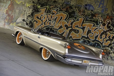 1959 Imperial Speedster - classic, mopar, white walls, custom