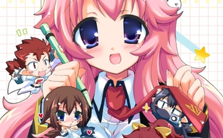 Baka to Test to Shokanju - pink, chibi, anime, long hair, pink hair, anime girl, cute