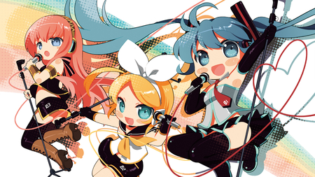 vocaloid - hatsune miku, girl, game, vocaloid