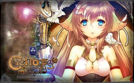 ciel no surge - ciel no surge, girl, game, blue eyes