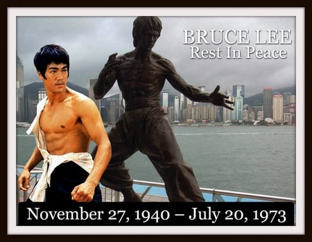 bruce lee rest in - actor, city, water, bruce lee