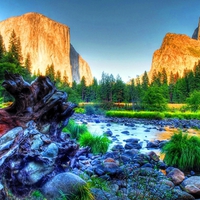 Beautiful Yosemite in HDR