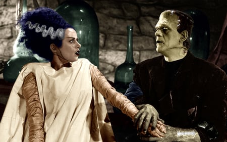 Bride of Frankenstein - scary, monster, horror, bride, frankenstein