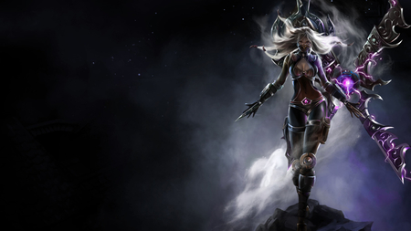 She-Warrior - babe, warrior, league of legends, cyber, robotic