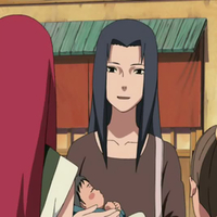 Mikoto and baby Sasuke Uchiha