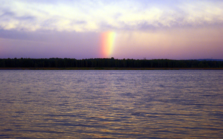 Poraj - nature, water, rainbow, sky