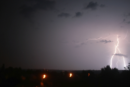 Lightning - nature, lightning, cloud, forces of nature