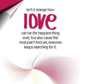 Love - words, love, pink, quote