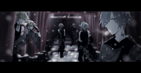 VOCALOID BOYZ - boys, group, black, vocaloid