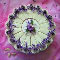 Elegant purple cake for my dear friend Lilly ( EchoSong)