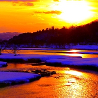 WINTER SUNSET