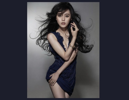 Beauty - beauty, woman, pretty, female, beautiful, long hair, asian, fan-bing