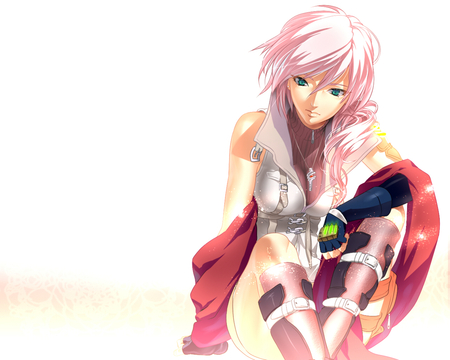 Lightning Farron - dissidia, ron, final fantasy 13, lone, girl, female, final fantasy, claire farron, games, final fantasy xiii, lightning farron, lightning, video games, ffxiii, final fantasy dissidia