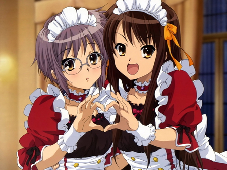 Haruhi and yuki