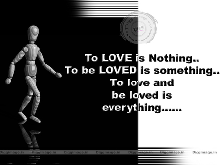 To Be Loved - white, love, black, robot